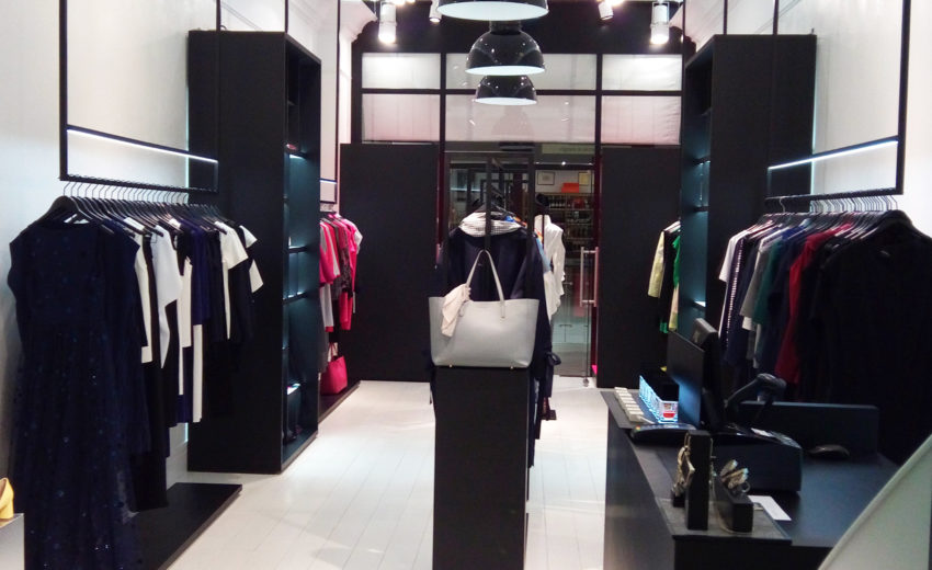 Bohoboco Monochrome Fashion Boutique Interior