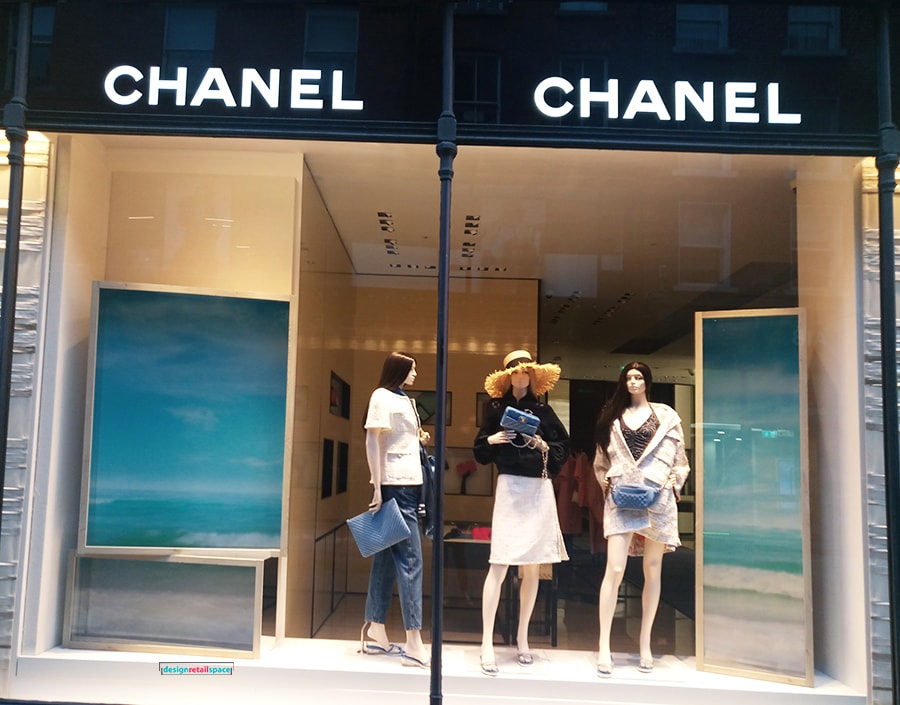 Chanel window display 2019 see theme