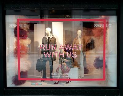 Arnotts department store window display 2019 Run away with us-2