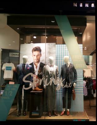 Best Menswear window design with herringbone-1