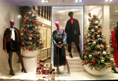 BT2, Christmas 2018 window display, Dublin, Ireland