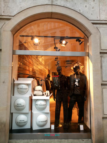 Diesel window display. December 2018. Cracow, Poland