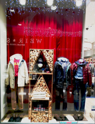 Gant Christmas 2018 window display. Dublin, Ireland