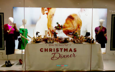 House of Frazer Christmas 2018 window display. Dublin, Ireland
