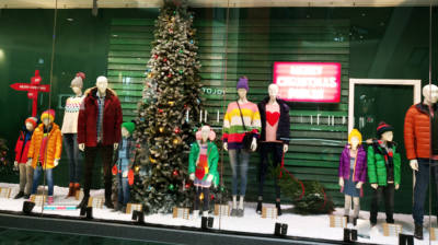 Next, Christmas 2018 window display, Dublin, Ireland