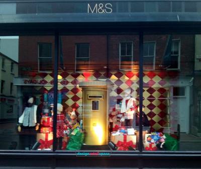 Marks and Spencer Christmas window 1
