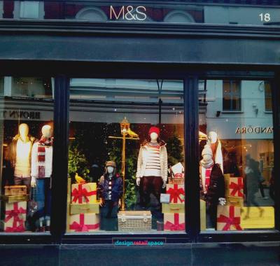 Marks and Spencer Christmas window 3