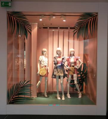 Sinsay Palm Leaves and Blush Pink